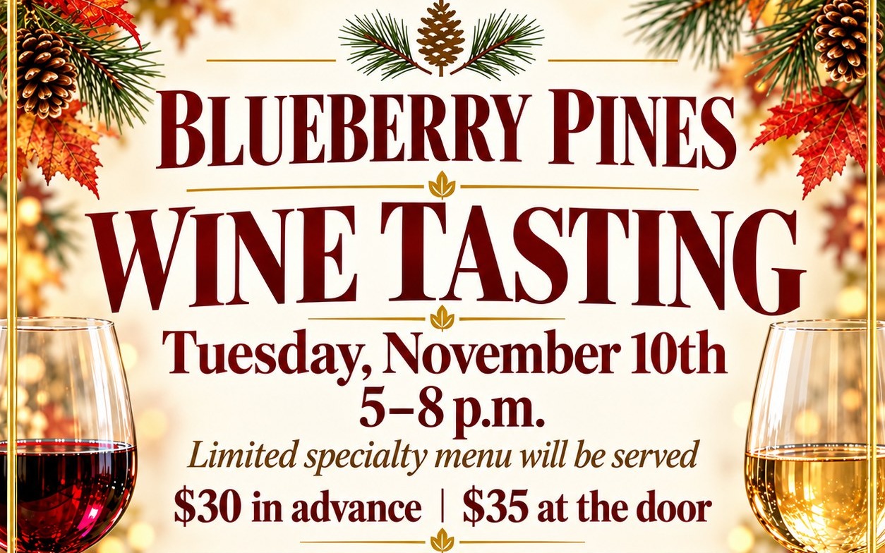 Wine Tasting at Blueberry Pines